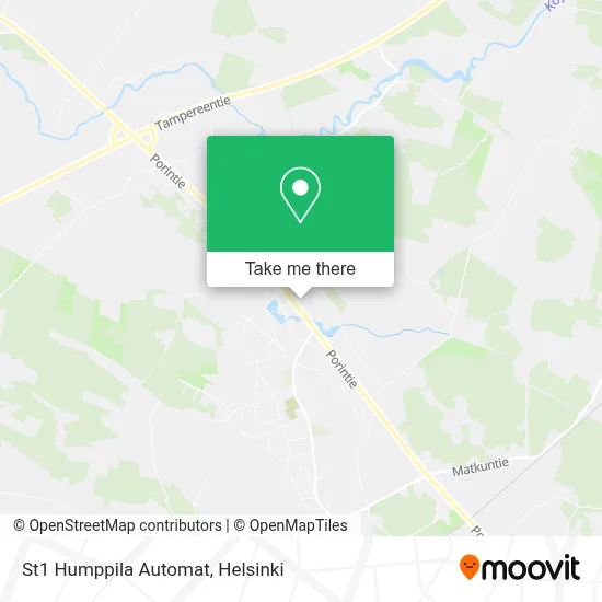 St1 Humppila Automat map