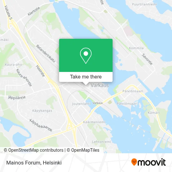 Mainos Forum map
