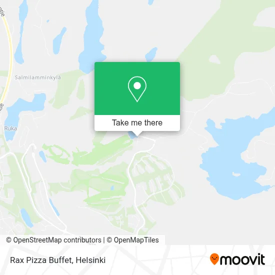 Rax Pizza Buffet map