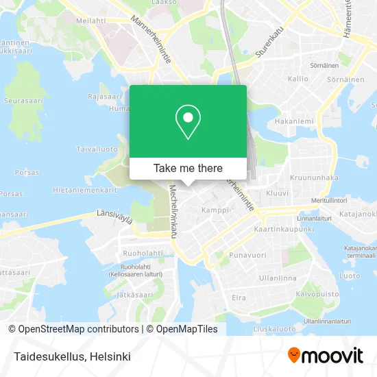 Taidesukellus map