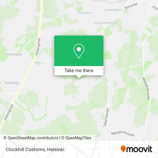 Clockhill Customs map