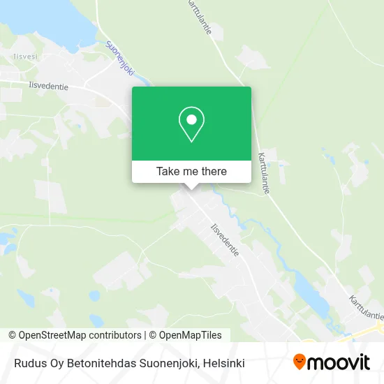 Rudus Oy Betonitehdas Suonenjoki map