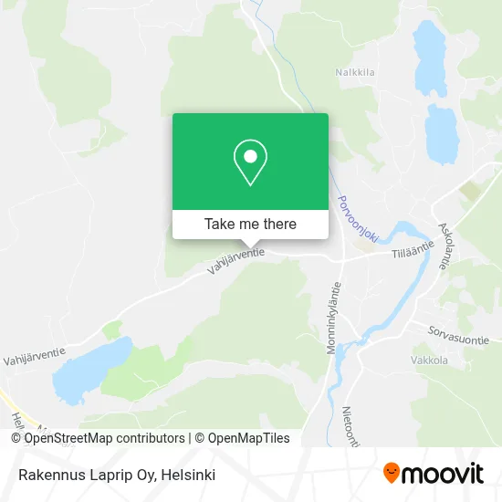 Rakennus Laprip Oy map