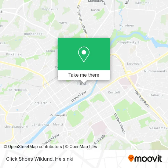 Click Shoes Wiklund map