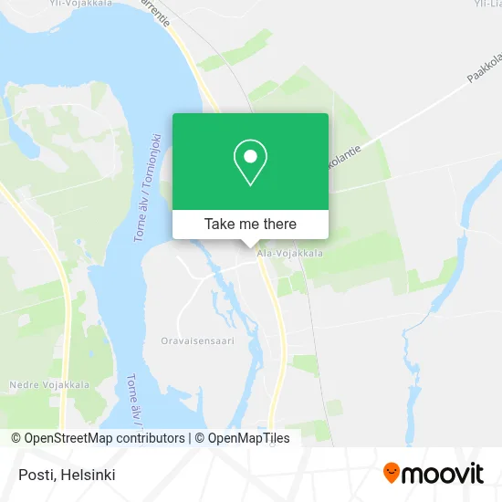 Posti map