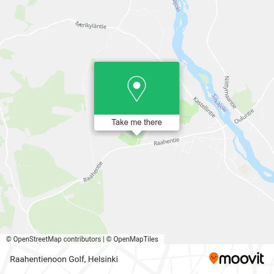 Raahentienoon Golf map
