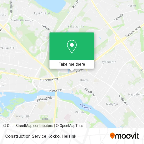 Construction Service Kokko map