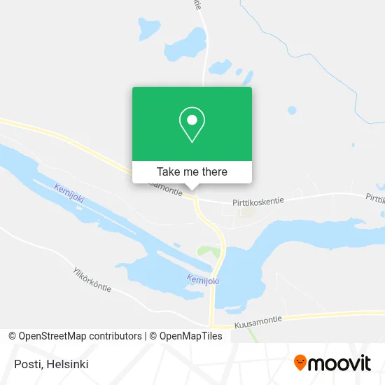 Posti map