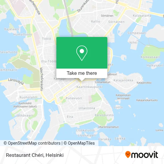 Restaurant Chéri map