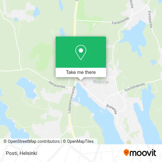 Posti map