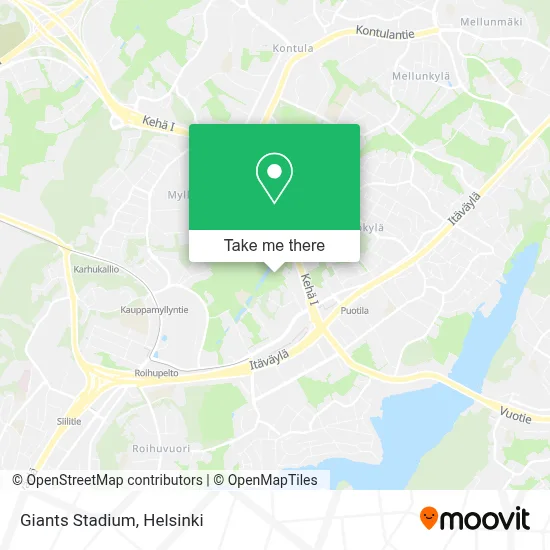 Giants Stadium map