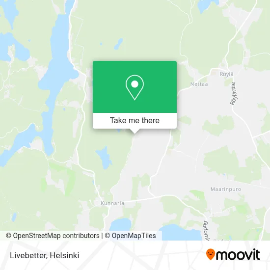 Livebetter map