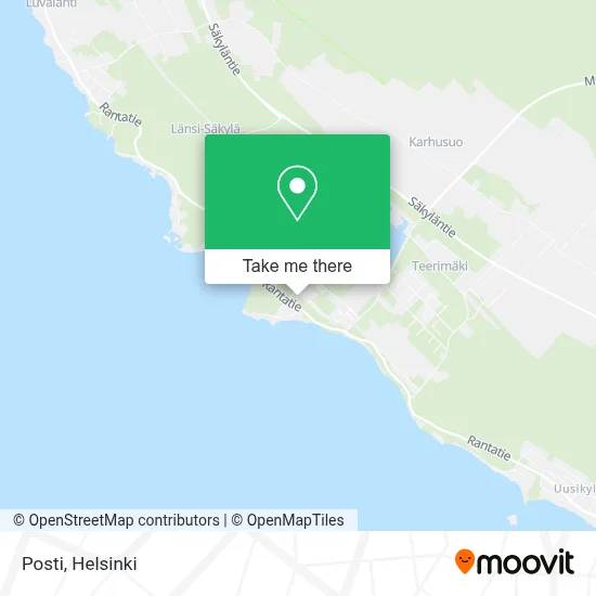 Posti map