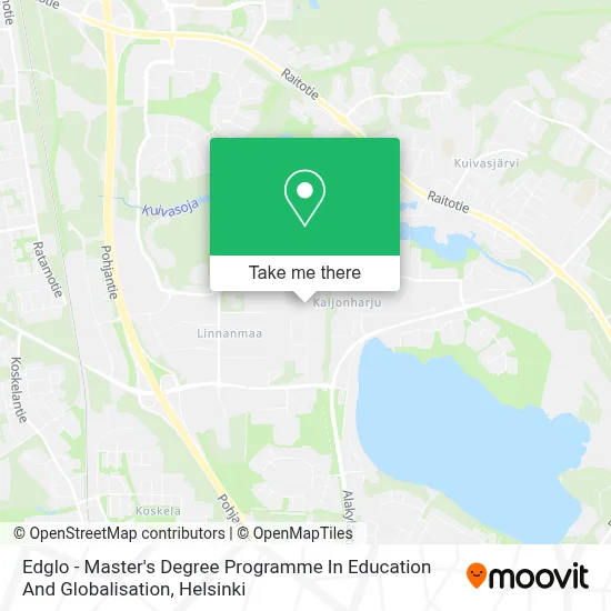 Edglo - Master's Degree Programme In Education And Globalisation map