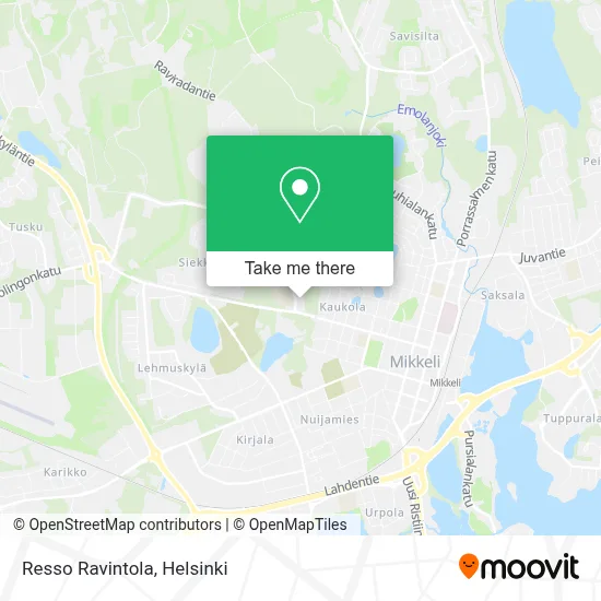 Resso Ravintola map