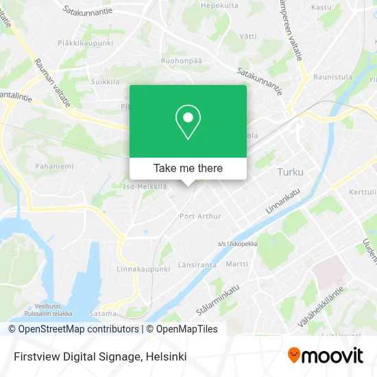 Firstview Digital Signage map
