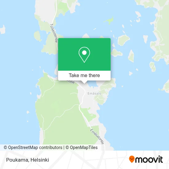 Poukama map