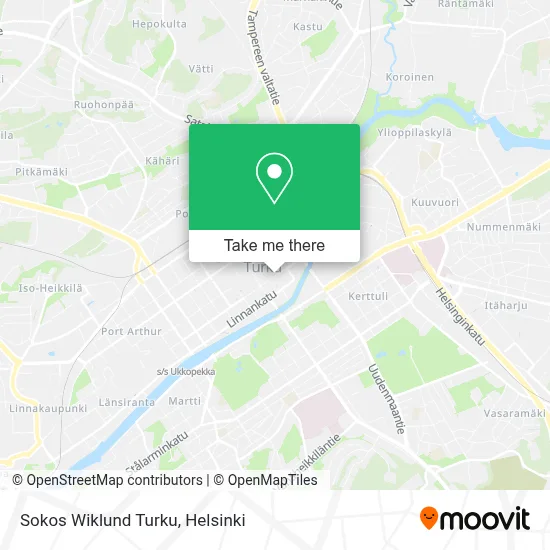 Sokos Wiklund Turku map