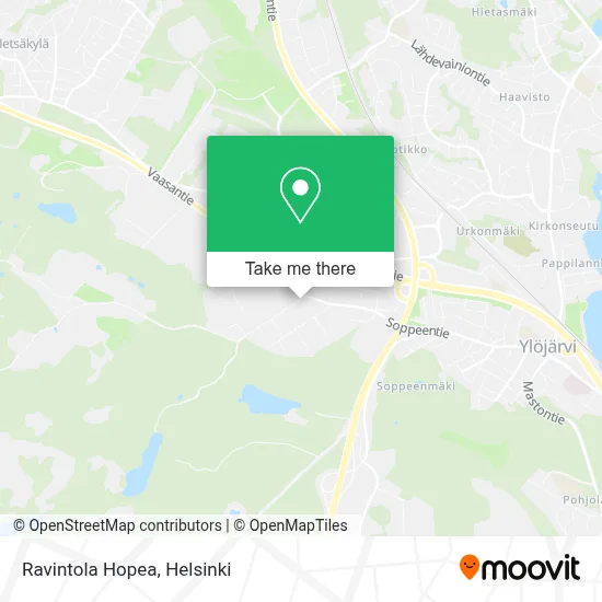Ravintola Hopea map