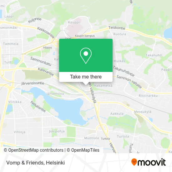 Vomp & Friends map
