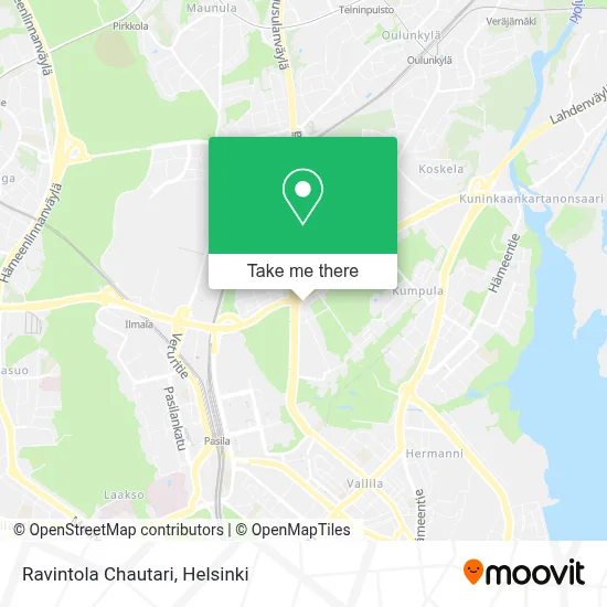 Ravintola Chautari map