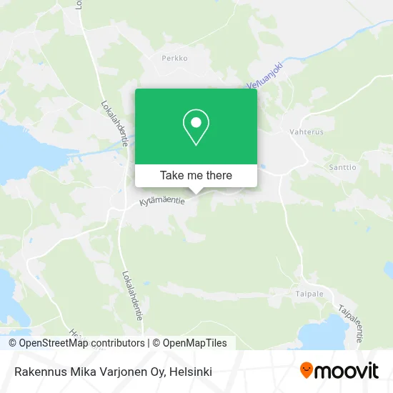 Rakennus Mika Varjonen Oy map