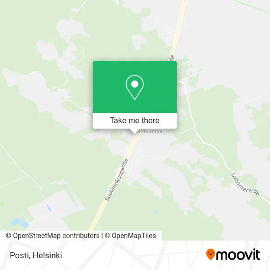 Posti map