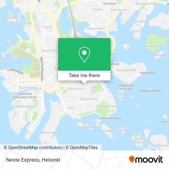 Neste Express map
