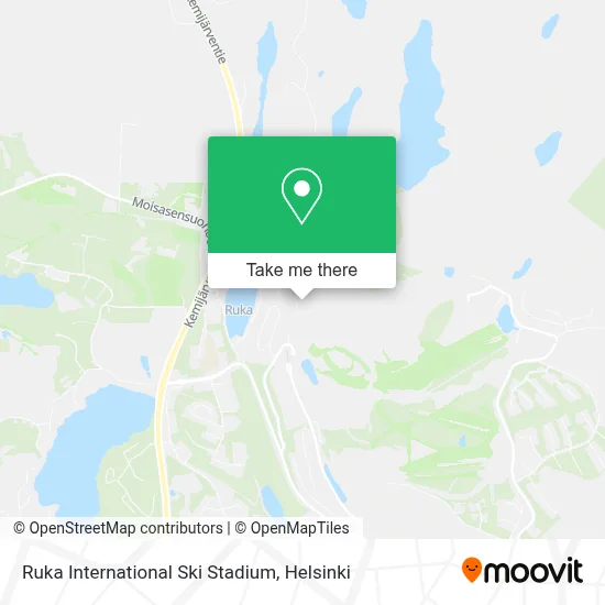 Ruka International Ski Stadium map