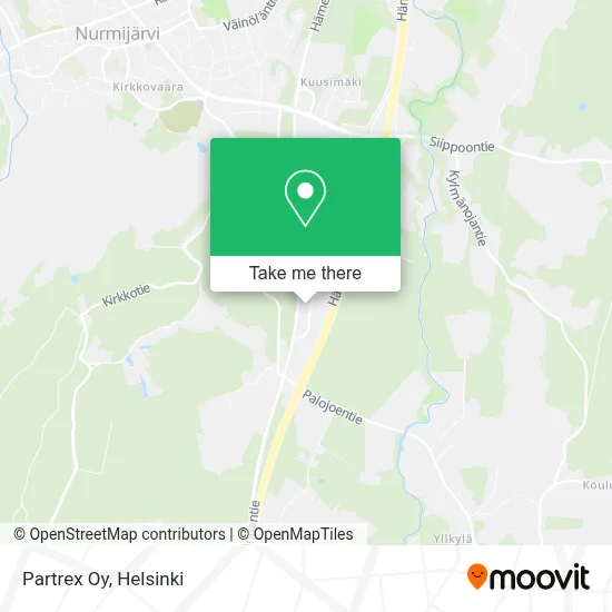 Partrex Oy map