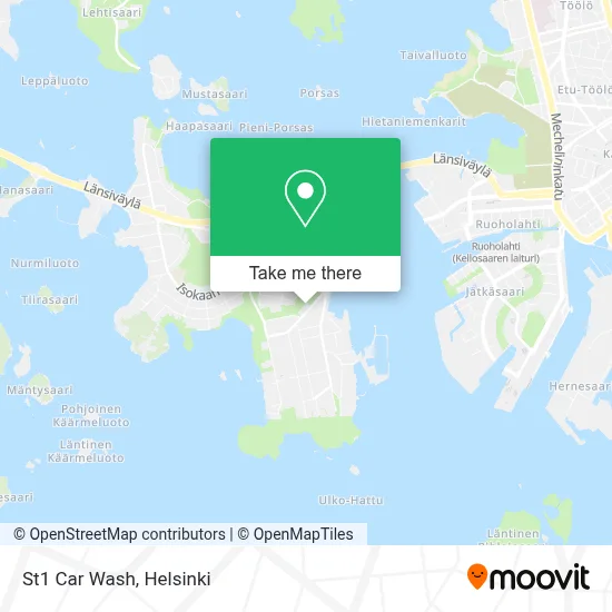 St1 Car Wash map
