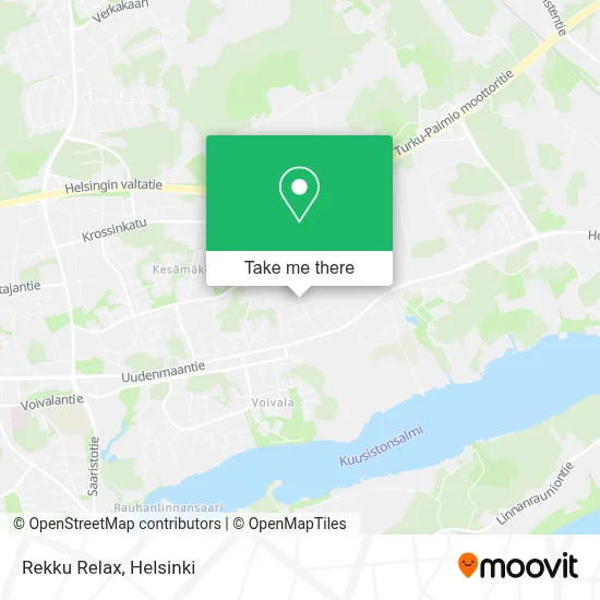 Rekku Relax map