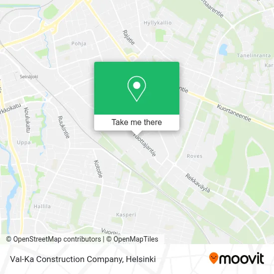 Val-Ka Construction Company map