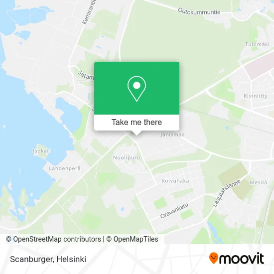 Scanburger map