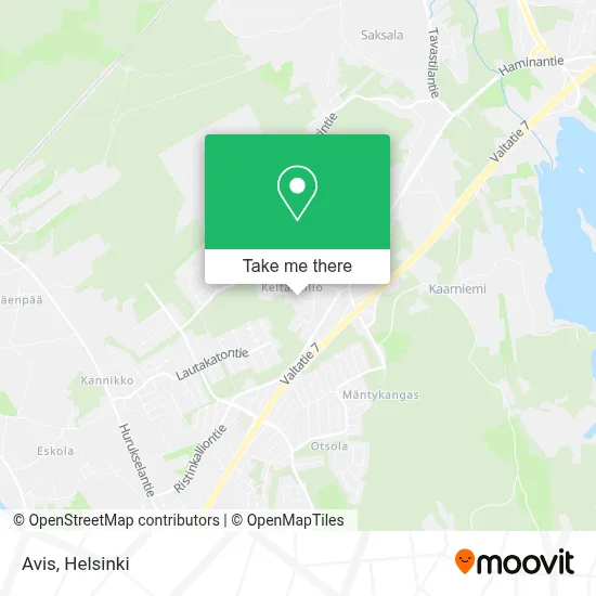 Avis map