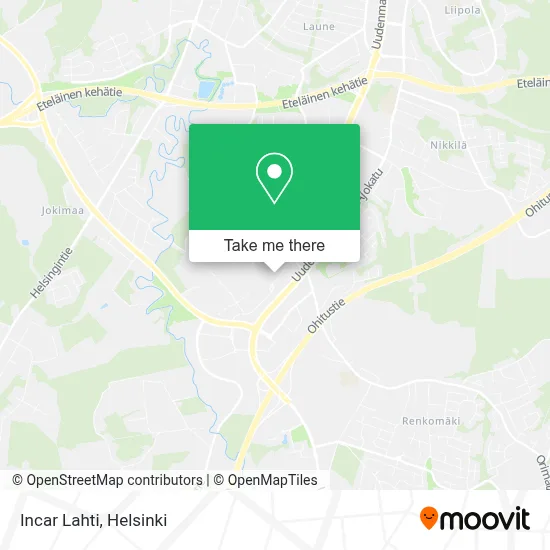 Incar Lahti map