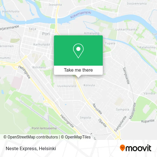 Neste Express map