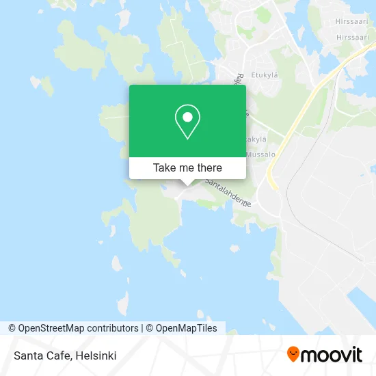Santa Cafe map