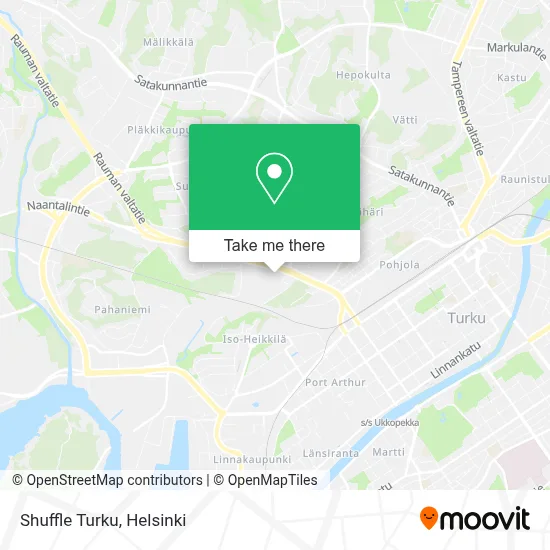 Shuffle Turku map
