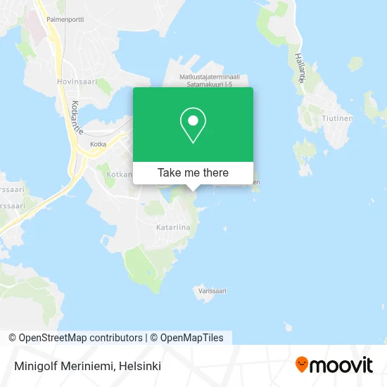 Minigolf Meriniemi map