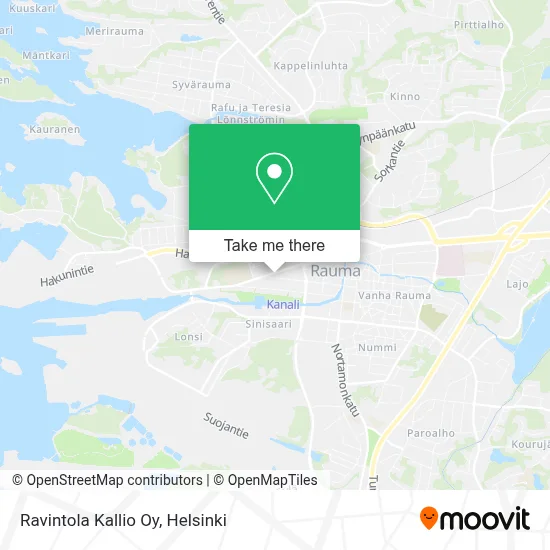 Ravintola Kallio Oy map