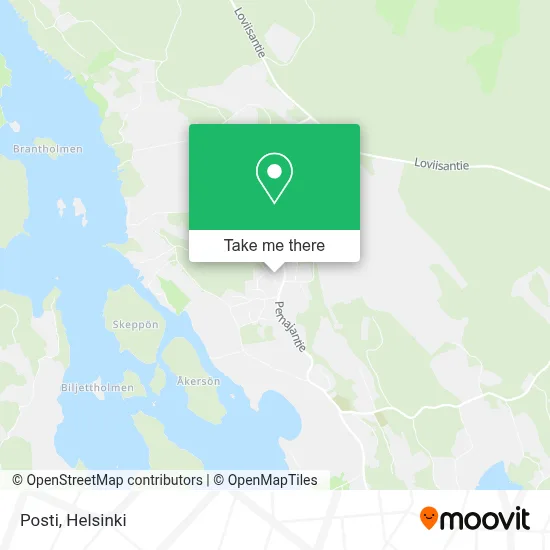 Posti map