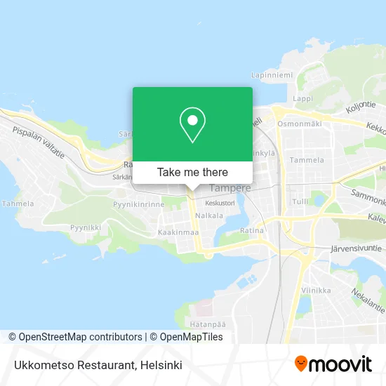 Ukkometso Restaurant map