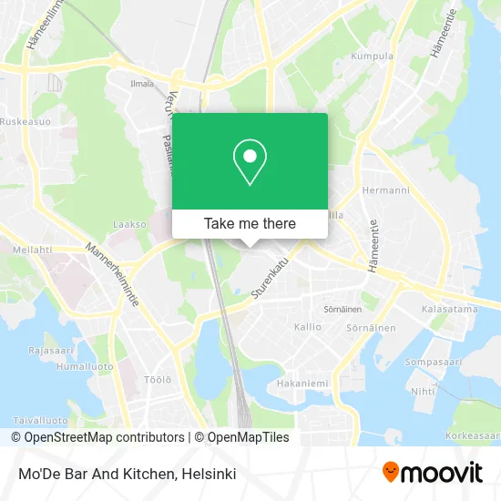 Mo'De Bar And Kitchen map
