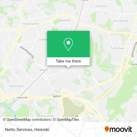 Netto Services map