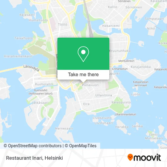 Restaurant Inari map