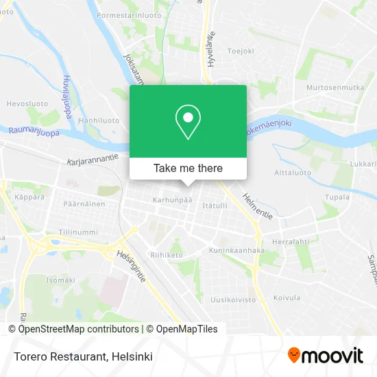 Torero Restaurant map