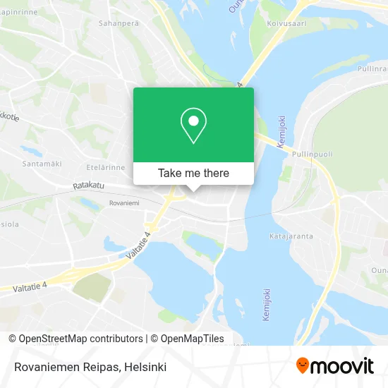 Rovaniemen Reipas map