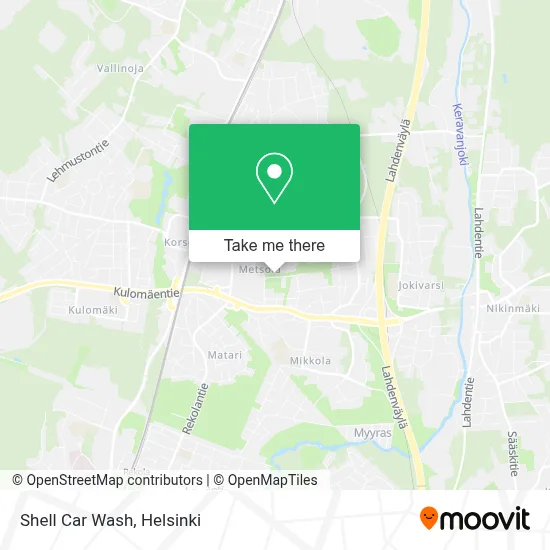Shell Car Wash map