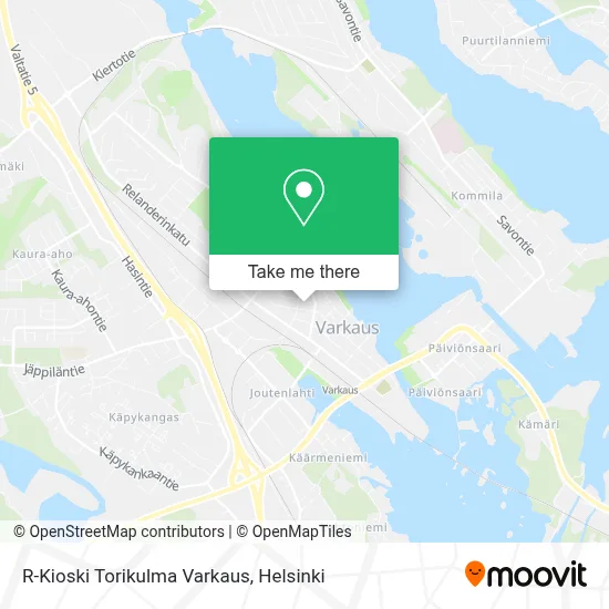 R-Kioski Torikulma Varkaus map